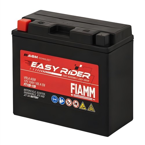 Batteria moto fiamm ft12b - batteria,