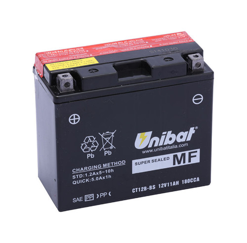 Batteria moto unibat 12v ah - batteria,