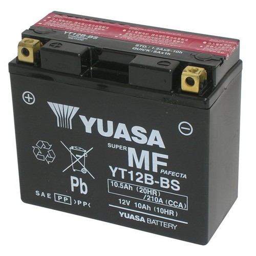 Batteria yuasa yt12b 12v - batteria, yt12b-bs